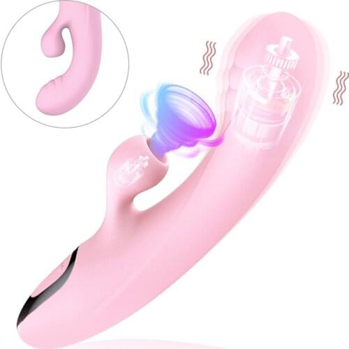 12 Frequency Dildo Vibrator G-spot Vagina Stimulator Clitoral Massage Sucker Sex Machine Adult Product Pussy Sex Toys for Couple