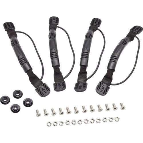 2 Pairs Kayak Carry Handle with Cord Canoe Side Mount Strap Replacement