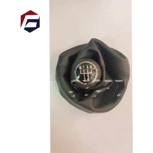 32940845375/329430158 For VW Golf 3 MK3 92-98/T4 91-04/Vento 92-98 New 5 Speed Gear Shift Knob With Leather Boot black/Red Line