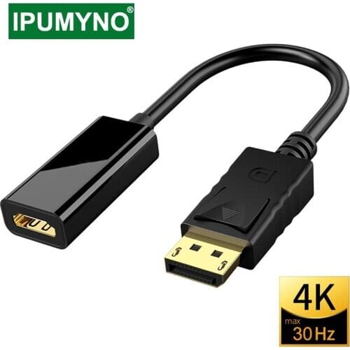 4K 1080P DP To HDMI-Compatible Cable Splitter Male To Female Display Port PC TV Monitor Projector Television Projetor For Laptop