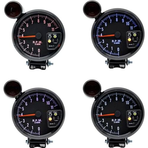 5'' Car Universal Tachometer Gauge with Shift Light 0~11000 RPM Meter Auto Replacement Parts for BMW Ford Volkswagen Audi
