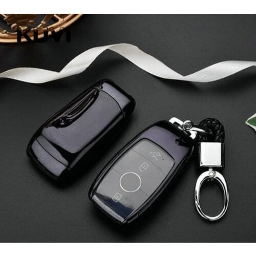 TPU+PC Car Key Cover Case Shell Bag Protective For Mercedes Benz 2017 E Class W213 2018 S class AMG Accessories Styling