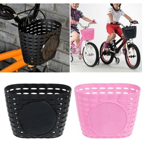 Kids Children Cycling Bike Bicycle Front Basket Shopping Storage Bag Organizer Scooter Handle Bar Basket Bike Accessories
