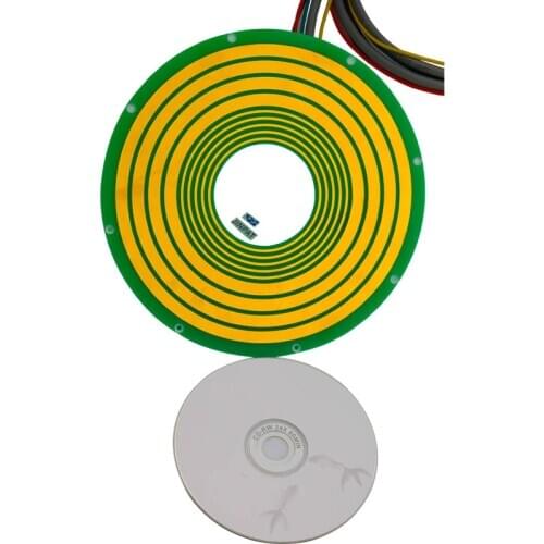 ID 60 mm Through Bore Slip Ring Transmitting Ethernet for Military Equipment
