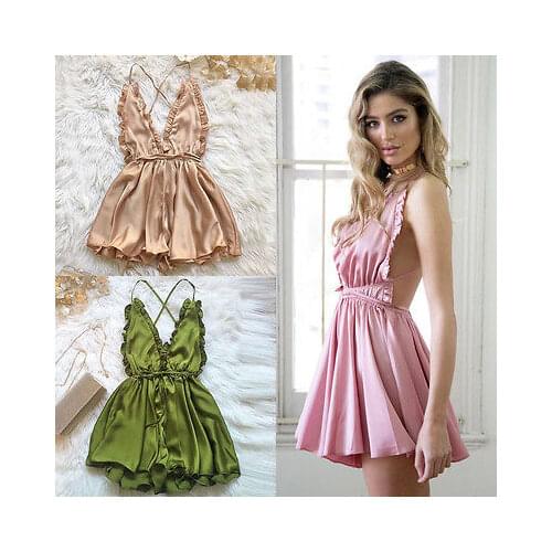 Fashion Women Sexy Sleepwear Style Jumpsuit Rompers Clubwear Playsuit Trousers 3 color