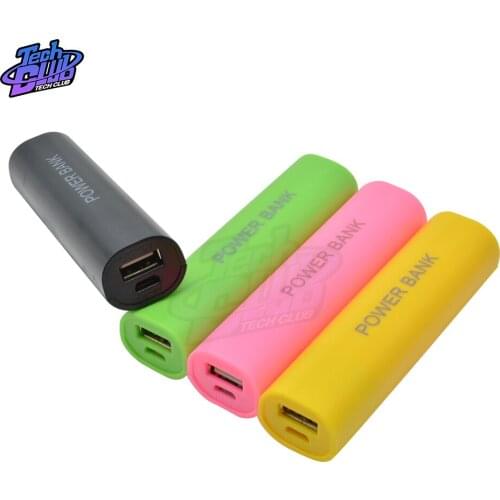 Metal Power Bank DIY Kit Storage Case Box Free Welding Suit 1X 18650 Battery 5V 1A USB External Charger For Phone