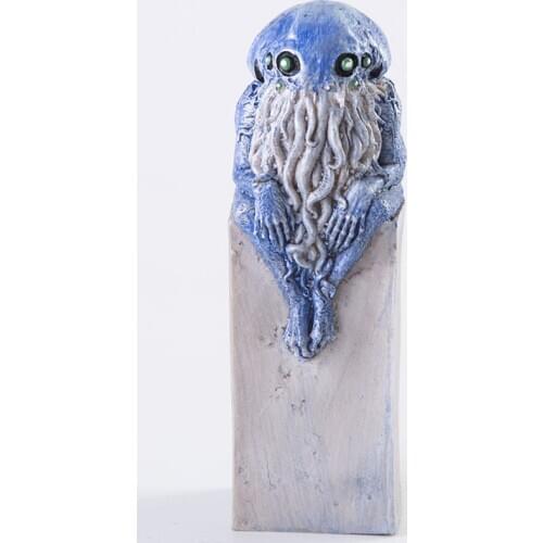 Cthulhu Mythos Statue Cthulhu Thinker Garage Resin Figure Model Desk Decoration Gifts Headlong Venue Limited Action Collection