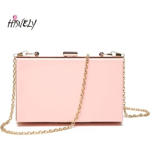 New Arrival Acrylic Color Box Transparent Women Clutch Bag Brand Ladies Evening Handbag Bag Wedding Female Bolsa Clutch PursesQ4