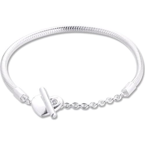 New Arrival Valentine Day Sparkling Bars Jewelry Christmas Aesthetic Signature 100% Real Silver S925 Bracelets for Women