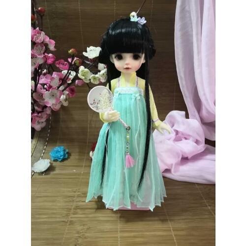 1/6 scale BJD clothes ancient costume Chinese Hanfu Fairy dress for BJD/SD YOSD BB doll accessories C0237