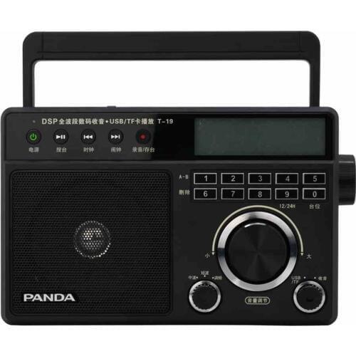 Panda T-19 card automatically search the platform timer switch U disk TF card numeric keypad Radio