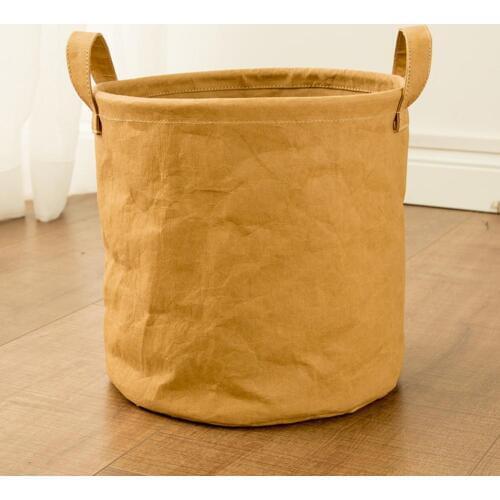 Portable Foldable Dirty Clothes Organizer Children Toys Storage Bag Handle Laundry Basket Home Sundries Storage Barrel