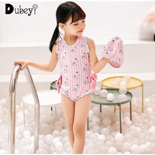 Girls One Piece Swimsuit Cross Backless Baby Girl Swimsuit Bows Swimwear Girls One Piece Swimsuit Striped Swimming Suit Bikini