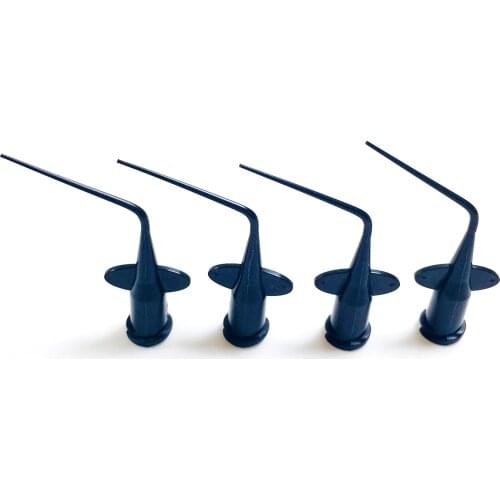 Dental Endo Irrigation Syringe Tips Disposable Black Color