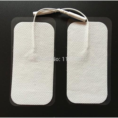 10pcs/lot good quality 10*5cm Electrode Pads for Tens Acupuncture,Slimming massager , Digital Therapy Machine Massager