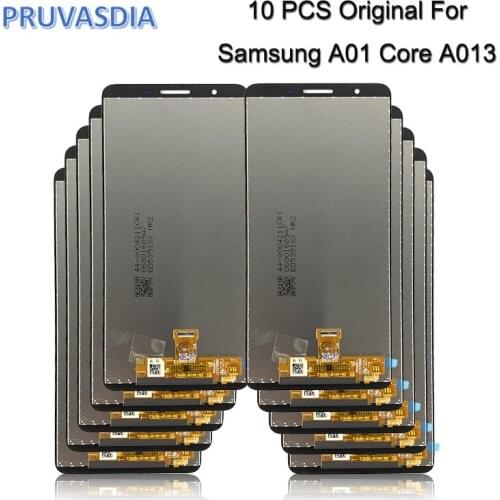10 PCS Original For SAMSUNG GALAXY A01 Core A013 A013F A013M/DS SM-A013G LCD Display Touch Screen Digitizer Assembly With Frame