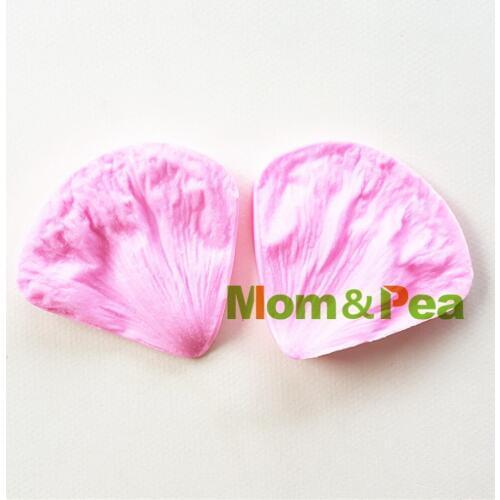 Mom&Pea 1083 Free Shipping Petal Silicone Press Mold Cake Decoration Fondant Cake 3D Mold Food Grade