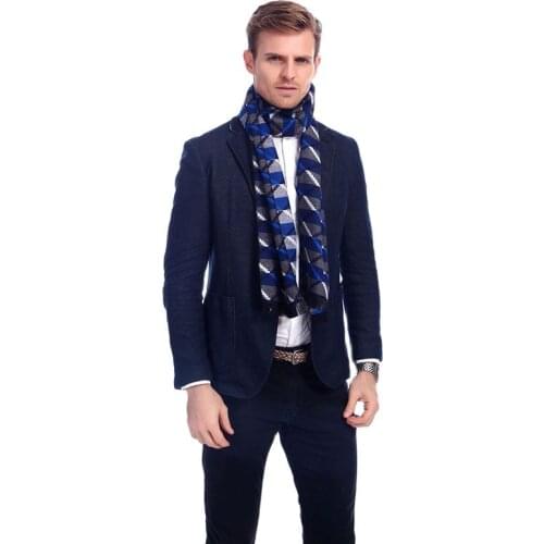 180x30cm Winter Men Neck Scarves soft Warm Plaid Stripe Cashmere Scarf British Style Multifunctional Bandana A3A1899
