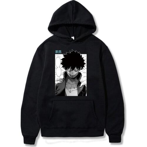 Anime Boku No My Hero Academia Cosplay Costumes Hoodies Streetwear Dabi Printing Long Sleeve Men Hoodie Unisex