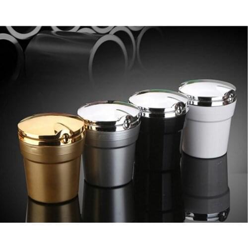 CAR STYLING DETACHABLE LED LIGHT CIGARETTE ASHTRAY STORAGE CUP HOLDER FOR MITSUBISHI outlander ASX ACCESSORIES