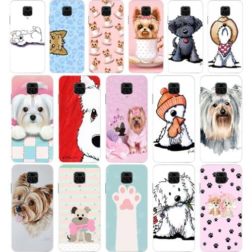 80 yorkshire terrier dog puppy gift Soft Silicone Tpu Cover phone Case for Xiaomi Redmi 9 9A Note 9 9 Pro MI 9 SE Lite case