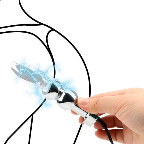 18+ Dildo Medical Metal Anal Plug Electro Shock Butt Plug Vaginal Plug E-Stimulation Sex Toys For Women Anal Massage Toys