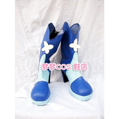 HappinessCharge PreCure!/Pretty Cure! Cure Aqua Anime Characters Shoe Cosplay Shoes Boots Party Costume Prop