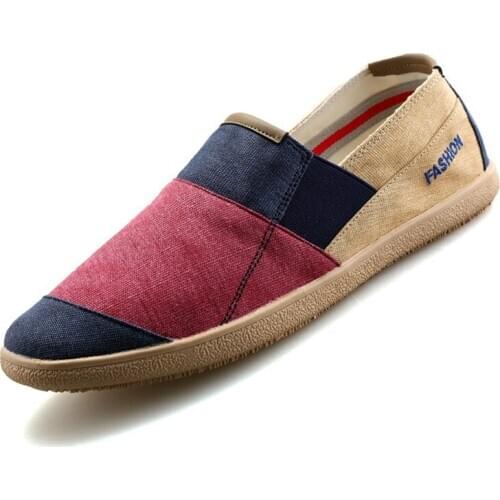 Men Causal Shoes Breathable Wide Slip On Canvas Sneakers Male Linen Shoes Summer Fashion Espadrilles Men Trend Shoes New Loafers