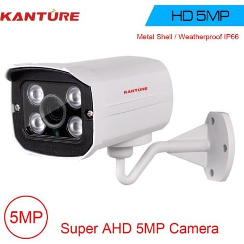 KANTURE CCTV Security Camera Super 5.0MP 2592*1944 HD Array Camera IP66 Outdoor Waterproof for AHD 4MP Video surveillance system