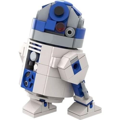Star Space Series R2-d2 Battle Robot Model Building Blocks Military Weapons Blocks Collection High-tech Childrens Toys