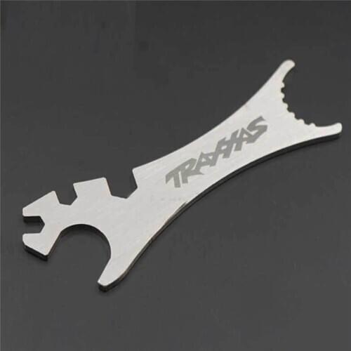 Multifunctional Shock Absorber Wrench Adjustment Tie Rod Wrench for TRAXXAS E-REVO Summit RC Car Repair Tool