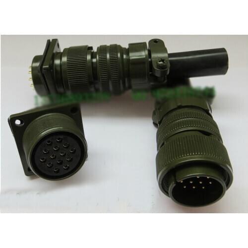 MS3106A-20-27P MS3106A against 5015-20-27p 14p core American standard aviation plug the standard waterproof connector motor