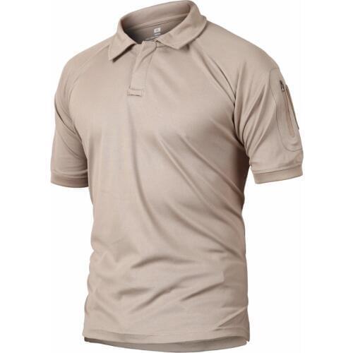 Summer men Tactical camouflage T-shirt ice rock tactical quick drying short sleeve T-shirt