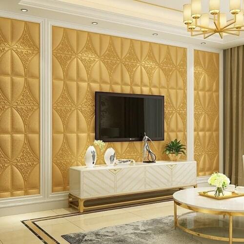6 Pcs/Set DIY 3D Wall Stickers Imitation Brick Bedroom Decoration Waterproof Self Adhesive Wallpaper For Living Room Kitchen