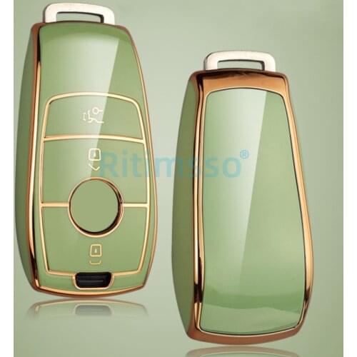 New Soft TPU Car Key Cover Case Shell Protective Bag For Mercedes Benz A C E S G GLS Class W177 W205 W213 W222 G63 X167 Maybach