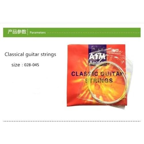 ASM Classical guitar strings Nylon Silver Plating Set Super Light for Acoustic Classic Guitar 6pcs/set acoustic guitar strings