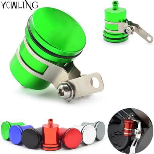 Billet Rear Brake Clutch Tank Motorcycle Fluid Reservoir Oil Cup for kawasaki Z1000 Z800 Z750 ER-6N ninja300 250 zx6r zx9r zx12r