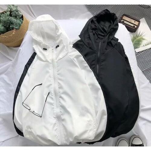 2021 New summer Women jacket outwear street windbreaker hoodie zipper casual jacket
