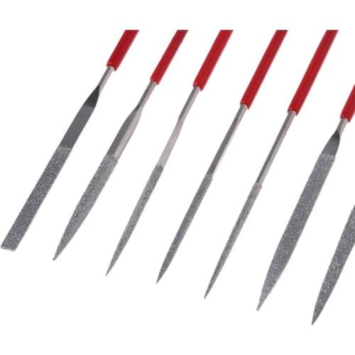 140mm Needle Files Carving Jeweler Diamond Metal Glass Stone Craft Tool 10pcs 51BD