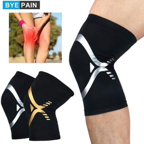 2Pcs/Pair Recovery Knee Sleeve Brace Support Stiff and Sore Muscles and Joints. For Running, Jogging, Hiking, Arthritis, ACL