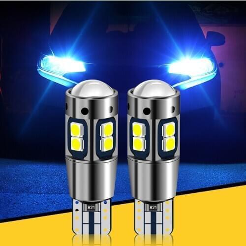 2PCS T10 W5W Led Wedge Bulb 194 168 LED Car Lamp Bulbs for nissan qashqai j10 j11 juke x trail t32 for honda civic CRV Abarth