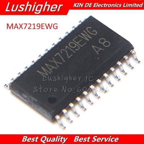 10PCS MAX7219EWG SOP24 MAX7219 SOP SMD IC New Original