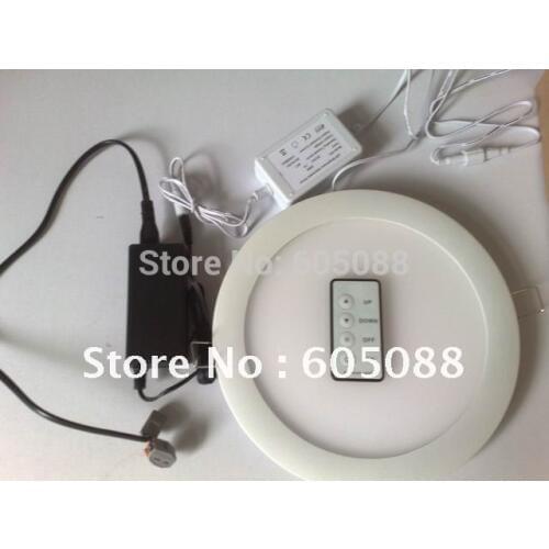 8" round 14w dimmable led panel lamp brightness adjustable 0-1050lm with rf remote control for indoor ceiling lighting CE&ROHS