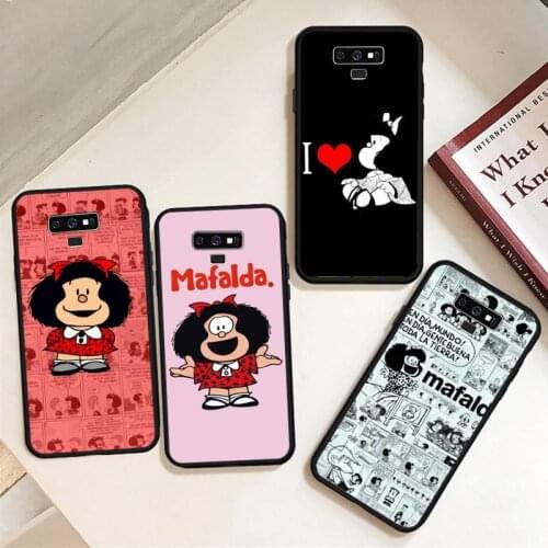Cartoon Argentina Quino Mafalda Phone Case for samsung galaxy a51 a52 71 50 12 a72 a21s a70 s21 s20 fe s10 note 20 10 ultra plus