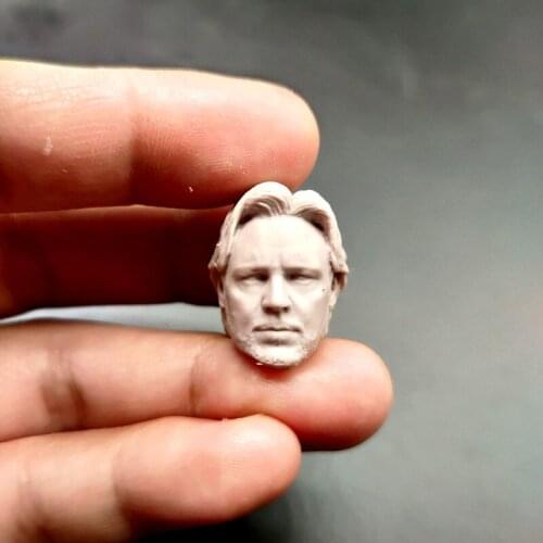 Blank 1/12 Scale Super Father Joe El Head Sculpt Unpainted Fit 6" ML Figure