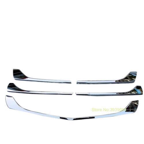 For Mercedes Benz Vito 2016-2017 5PCS ABS Chrome Car Front Grill Grille Decorative Cover Trim Car Styling Auto Accessories