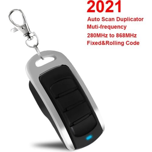 Garage Door Remote Control Clone Auto Scan Multi-frequency 280MHz to 868MHz Duplicator 433MHz 433.92 Transmitter Gate Opener