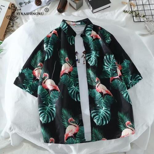 Japanese Kimono Cardigan Yukata Women Sun Protection Blouse Loose Tops Print Shirt Couple Costume traditional Crane Print Kimono