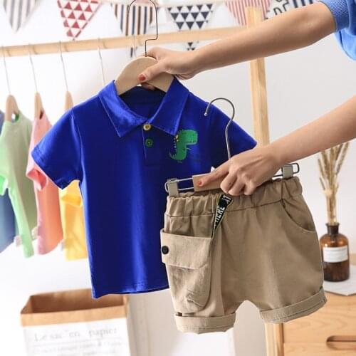 Summer kids Clothing sets child outfit boys clothes brother set cotton Short Sleeve casual children cloth 3 years boys Wear