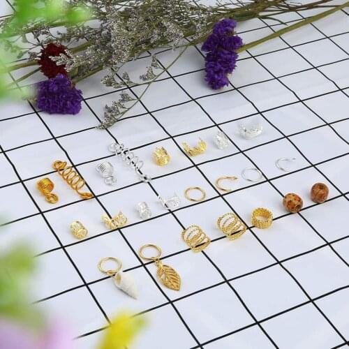 Fashiobable Hair Jewelry Rings Hair Accessories Dreadlocks Pendants